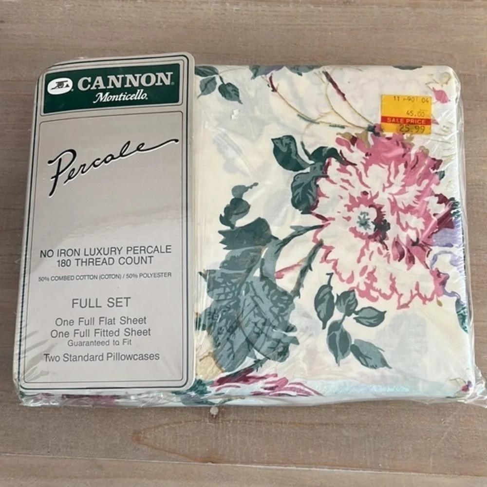 New VTG Cannon Monticello Full‎ Sheets 
